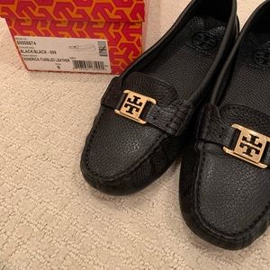 Tory Burch, Black Kendrick- tumbled leather